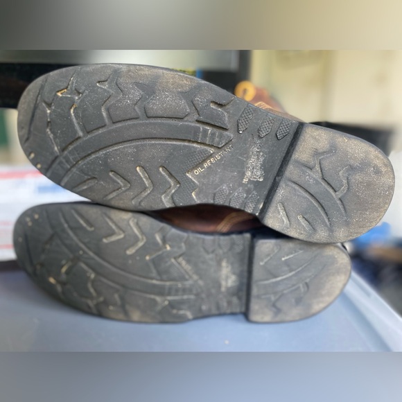 Red Wing Boots Mens Dynaforce Brown Leather Boots Safety Toe 4200 Size 11.5 B - Picture 10 of 11